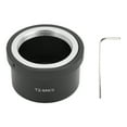 thumbnail image 1 of Lens Mount Adapter, Aluminium Anodic Oxidation Wear Resistant Tight Connection T2 Mount Lens Adapter  For  M4/3 Mount Body, 1 of 8
