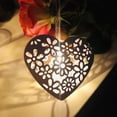 thumbnail image 4 of Steadline Romantic LED Heart String Lights Battery Operated - Valentine's Day Decorations for Bedroom, Wedding Party Lighting, Outdoor Garden Fairy Lights with 20 Warm White Bulbs, 4 of 9