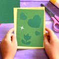 thumbnail image 4 of HLONK 10 Pcs Sparkly Paper for Making Cards Gold Powder Cardboard, 4 of 8