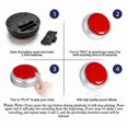 thumbnail image 3 of 30 Seconds Recordable Talking Button Voice Custom Playback Recording-Yvan, 3 of 5