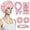 Deep Pink, variant on Heatless Curler Set - 5pcs Heatless Curling Rods for Long & Short Hair - No Heat Hair Curler Tool with Sleep Cap, Headband, Hair Clip
