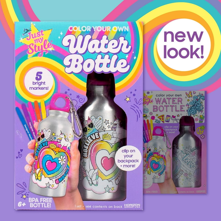 Personalised Kids Water Bottle, School Water Bottle, Nursery Water Bottle,  Pre School Bottle, Birthday Gift, Girls Water Bottle,gym Bottle 