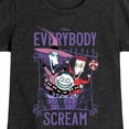 thumbnail image 3 of The Nightmare Before Christmas - Everybody Scream - Toddler And Youth Girls Short Sleeve Graphic T-Shirt, 3 of 5