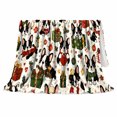 thumbnail image 2 of Printed Flannel Throw Blanket with Adorable Boston Terrier Christmas Dogs Presents Festive Holiday, 2 of 9