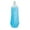 Cyan, variant on sunsanly TPU Collapsible Soft Water Bottle Flask Food Grade BPA Free Leakproof Foldable Outdoor Sports Hydration Bottle