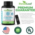 thumbnail image 3 of Forest Leaf Liver Detox Cleanse & Repair Supplement with Milk Thistle and Dandelion Root Extract, 60 Vegetable Capsules, 3 of 9
