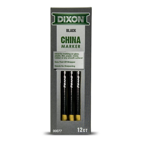 Phano China Marker - Black 12ct