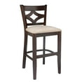 thumbnail image 2 of Curtain Back Counter Stool in Walnut, 2 of 2