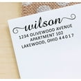 thumbnail image 3 of Printtoo Custom Return Address Self Inking Rubber Stamp Personalized Calligraphy Stationary, 3 of 6