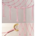 thumbnail image 4 of Red de esquina para hamacas con almacenamiento de animales de peluche, color rosa, 4 of 6