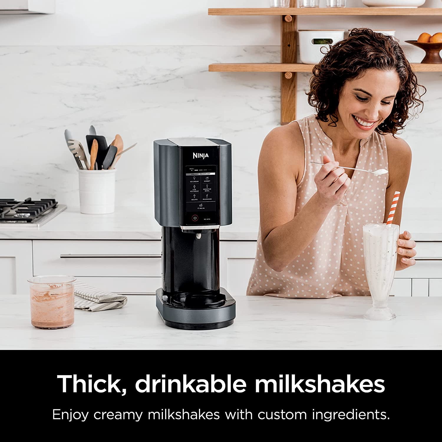 Ninja CREAMi NC299AMZ, 7-in-1 Ice Cream Maker, Creamify Technology