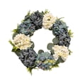 thumbnail image 3 of Corona de Coronas de flores artificiales 16 "Decoración para el hogar Colgante Granja Corona rústica Coronas de primavera para la puerta, 3 of 9