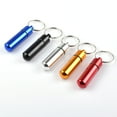 thumbnail image 4 of Waterproof Aluminum Pill Box Outdoor Camping Case Waterproof Travel Capsule Keychain Holder Pills Storage Case Organizer, 4 of 7