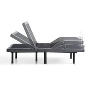 Lucid Premium Steel Adjustable Bed Base with Zero Clearance, Queen