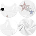 thumbnail image 2 of USA Tank Tops Women: Flag Sequin Tank Patriotic Shirts 4th of July Sleeveless T Shirt Summer Casual Bling Tops, 2 of 6