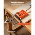 thumbnail image 5 of VEVOR Pocket Hole Jig Kit, 1/2" to 1-1/2" Adjustable, Lightweight Jig Pocket Hole System with Dust Collection Adapter, Detachable Guide Block, Drill Bit, Stop Collar, Easy Adjusting, for Woodworking, 5 of 9