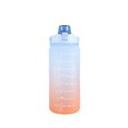 thumbnail image 1 of 67.64oz Gradient Color Large-Capacity Mug Outdoor Sports Portable Travel Frosted Water Bottle Bouncing Straw Cup with Time Marker, 1 of 6