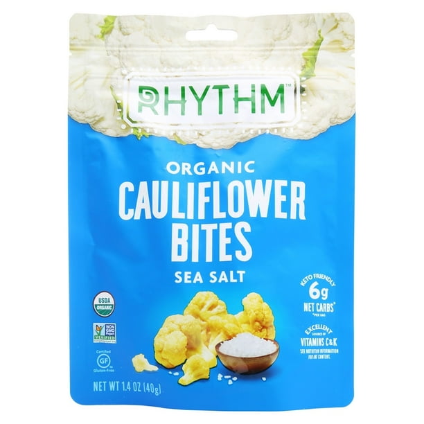 Rhythm Superfoods Organic Cauliflower Bites Sea Salt 1.4 oz