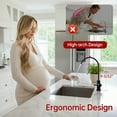 thumbnail image 4 of SUMERAIN Drinking Water Faucet for Kitchen Sink, Kitchen Water Filter Faucet SUS 304 Lead-Free Stainless Steel for Reverse Osmosis or Water Filtration System Matte Black Finish, 4 of 11