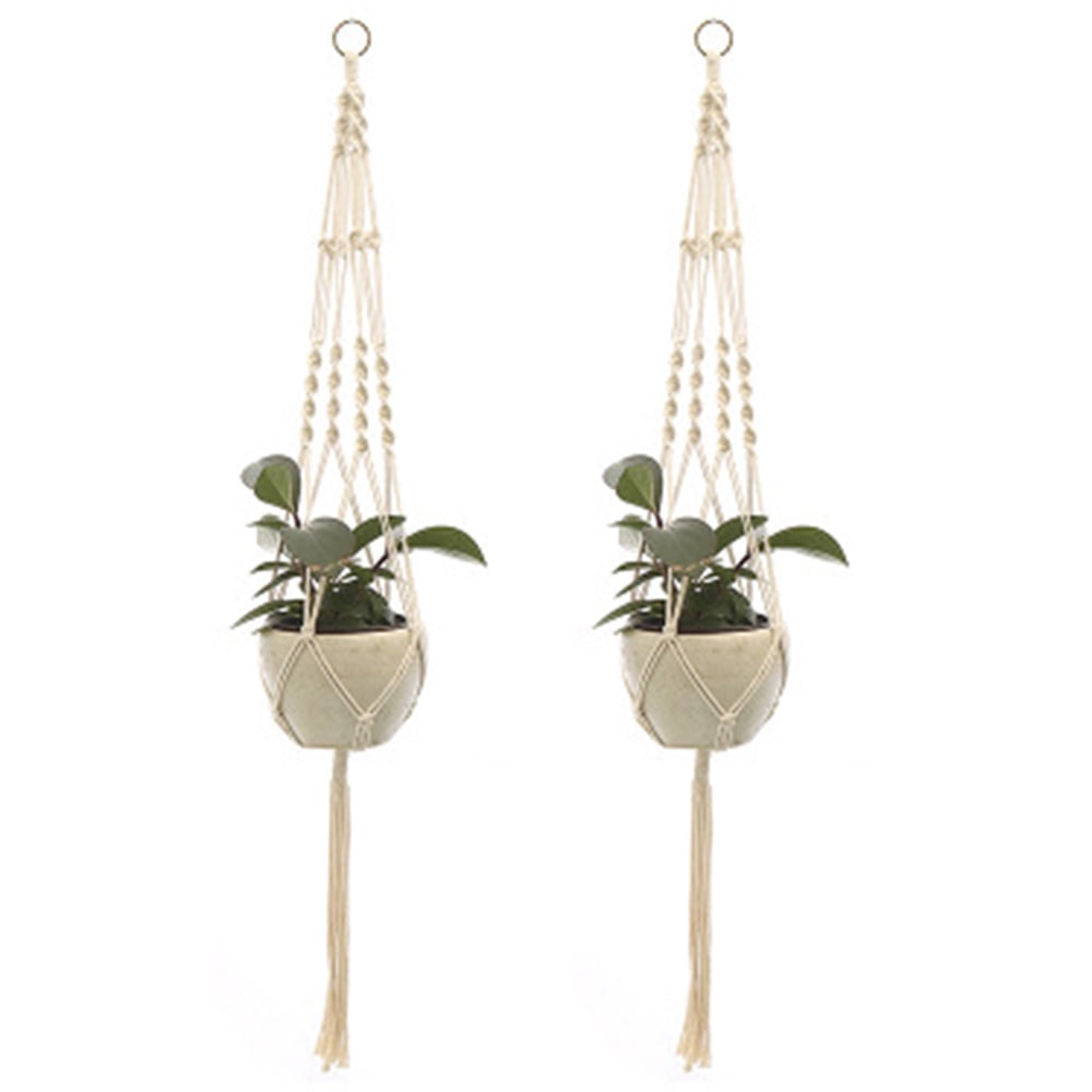 Details about   Macrame Plant Hanger 40 Inch Vintage Style ALL NATURAL JUTE 