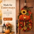 thumbnail image 6 of DIY Seasonal 3D Crochet Door Hanger Kit Collection,Easy Beginners Craft Kits for Adults,Halloween Christmas Holiday Decoration Handmade Ornament Gift Set,Spiral Decor(#06), 6 of 7
