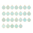 thumbnail image 1 of Unique Bargains Letter Pendants Drops Set, 26 Pack Alphabet Pendant Double Sided for Jewelry Making DIY, Blue, 1 of 6