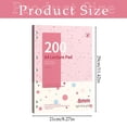 thumbnail image 4 of CoreLiving Loose-leaf Binder Paper A4 Notebook Paper 200 Sheets College Ruled Notebook Refill Pages with 8mm Line Spacing for Work Study and Journaling, 4 of 10