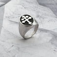 thumbnail image 4 of Valily Lorraine Cross Ring 14K White Gold Crux Vera Cross of Lorraine Rings for Men Jewelry S215, 4 of 6