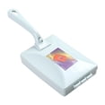 thumbnail image 5 of Handheld dual-roll carpet brush with bidirectional rotating bristles; eco-friendly, reusable brush designed for removing hair and dust from bedding, sofas, and carpets.,Blue, 5 of 7