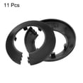 thumbnail image 3 of 11PCS Pipe Cover Decor 2.5in/63mm Flange Pipe Cover Decor PP Plastic, Black, 3 of 6
