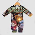thumbnail image 4 of Gravity Falls Baby Romper Toddler Long Sleeve Bodysuit Soft Skin-Friendly Jumpsuit Outfit with Snap Crotch 12-18M, 4 of 8
