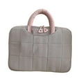 thumbnail image 3 of Maletín para portátil, bolsa de transporte para computadora, informal, de moda, ligero, funda protectora para portátil, para viajes, desplazamientos a Gris, 3 of 8