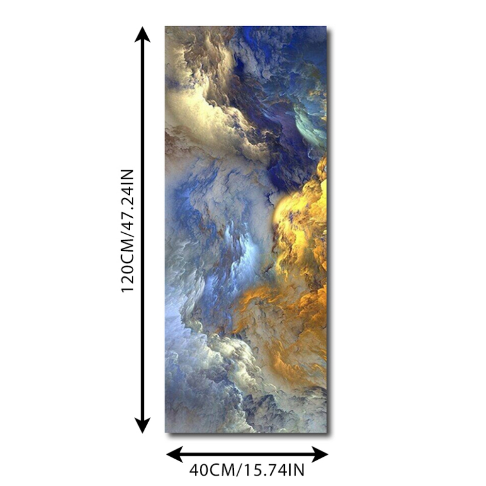 Canvas Prints Wall Art Abstract Golden Cloud Nature Pictures Canvas Paintings Artwork Wall Decor for living Room Bedroom and Office,Frameless