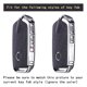thumbnail image 4 of Kenally Mando a distancia de fibra de carbono para coche, protector elegante antideslizante para mando a distancia automotriz, reemplazo de Automoción decorativa y accesorios, 4 of 6