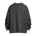 thumbnail image 3 of Bcfgryg Men Crewneck Sweatshirts Casual Winter Long Sleeve Loose Tops Oversized Big and Tall Sweashirt,Gray XXXL, 3 of 4