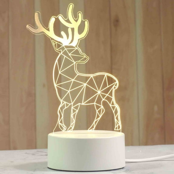 Gnmfd LED Animal Night Light Decorative USB Lamp for Bedroom, Living Room, Christmas, Birthday, Party Decorations, Unique Ambient Lighting, Tabletop Lighting, Holiday Decor