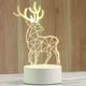 thumbnail image 1 of Lámpara LED Nocturna de Animales con Alimentación USB, Lámpara de Ilusión Visual 3D, Decoración de Dormitorio de Bajo Consumo para Sala de Estar, Iluminación Ambiental para el Hogar, Paquete de 1., 1 of 6