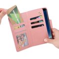 thumbnail image 5 of Case for Samsung Galaxy S8 Magnetic Leather Zipper Wallet Cover Card Holder, 5 of 5