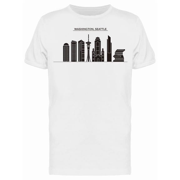 Washington, Seattle. Sketch Tee Men's -Image by Shutterstock