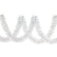 thumbnail image 3 of SANNO 26.2ft Christmas Tinsel Garland, Classic Thick Colorful Reflections Shiny Sparkly Soft Party Hanging Tinsel Ornaments Ceiling Christmas Tree Decorations, 4 inch Wide - White, 3 of 5