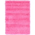 thumbnail image 1 of Unique Loom Solo Solid Shag Collection Area Modern Plush Rug Lush & Soft, 2' 0 x 3' 0 Rectangular, Bubblegum Pink, 1 of 2