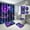 03, variant on Lheaggik Anime Gojo Satoru 4 Pcs Bathroom Sets with Shower Curtain and Rugs, Waterproof Polyester Shower Curtain Sets with Hooks