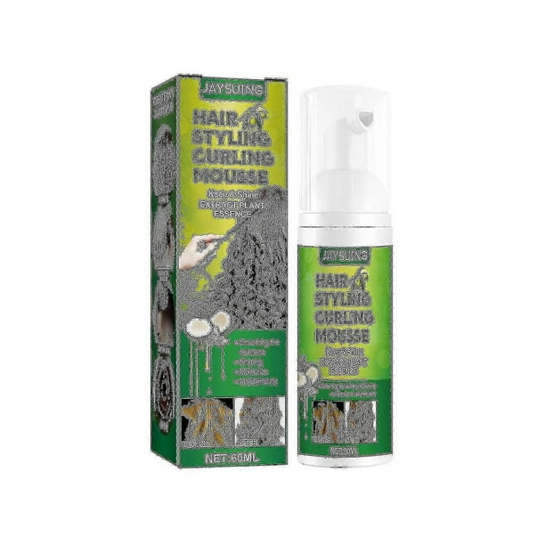 Jaysuing Fluffy Curly Hair Shaping Mousse Anti-frizz Curly Hair Elastin Moisturizing Care Foam Shaping |