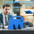 thumbnail image 3 of Allytech for Lenovo Tab M9 2023 Case, Kids Friendly Shockproof Kickstand Handle Easy Grip Lightweight Anti-Scratch Heavy Duty Protective EVA Rubber Case Cover for Lenovo Tab M9 9.0" - Blue, 3 of 7