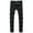 Black, variant on Aoochasliy Mens Jeans Men's New Tight-fitting Ripped Straight Hip-hop Stretch Motorcycle Denim Trouser