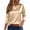 CE05_Gold, variant on Women's Satin Blouse 3/4 Sleeve Crewneck Tops Satin Silk Work Shirt Dressy Business Casual Tee Tshirt Fall Spring Shirt Gold XL