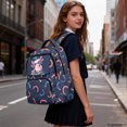 thumbnail image 7 of HELLHERO Axolotl 17 Inch Book Bags with Water Repellent Fabric, Durable Ventilated Padded Backpack for Back to School High School and Hiking, 7 of 7