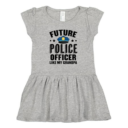 

Inktastic Future Police Officer Like My Grandpa Girls Toddler Dress