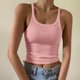 thumbnail image 2 of Blusas para mujer,Camisola de mujer, blusa sin mangas con cuello redondo, tela a rayas, ropa informal para el hogar y las vacaciones, sopatenor, 2 of 8