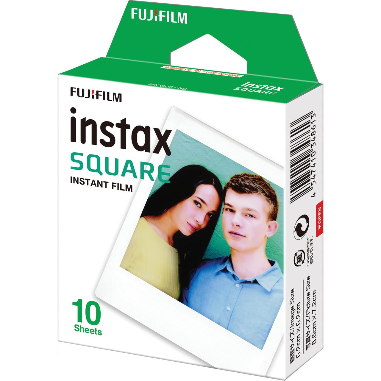 herinneringen Werkloos Civic Fujifilm Instax Square Instant Film, 10 Exposures - Walmart.com